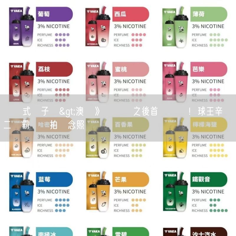 拋棄式電子煙>澳網》納達爾之後首見紀錄！球王辛納帶二連霸獎盃拍紀念照